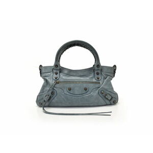 Balenciaga The First Lambskin Blue